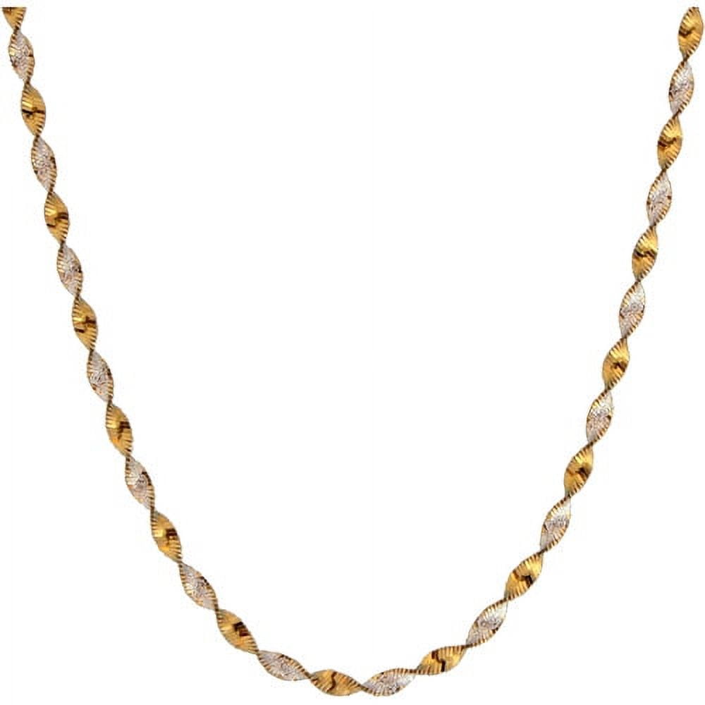 Women's Sterling Silver 040 Herringbone Necklace, 18"