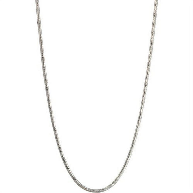 Women's Sterling Silver 040 Herringbone Necklace, 20