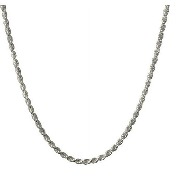 Women's Sterling Silver 050 Solid Rope Necklace