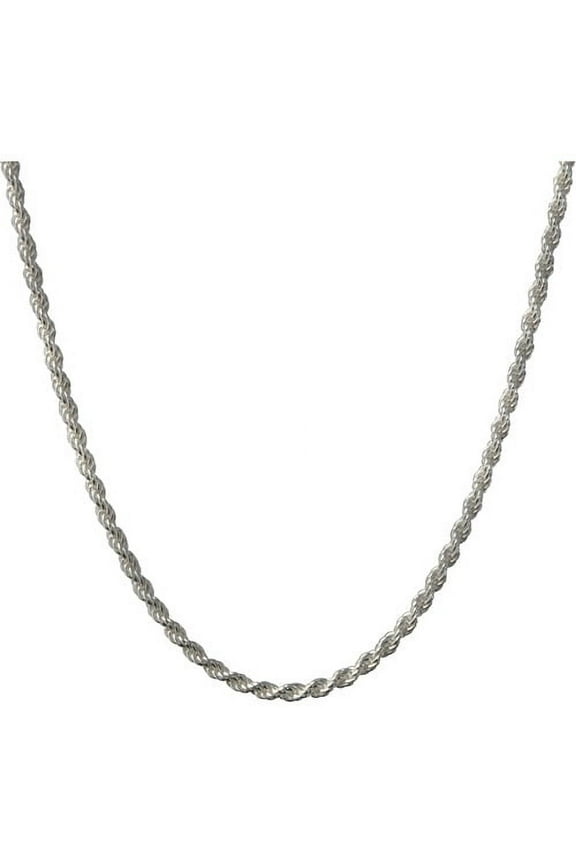 Women's Sterling Silver 050 Solid Rope Necklace