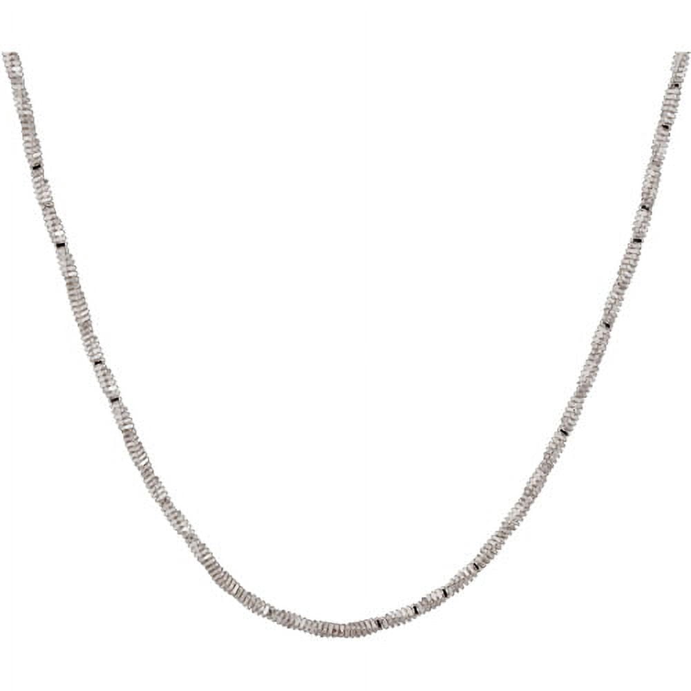 Women's Sterling Silver 160 Twisted Snake Necklace, 18"