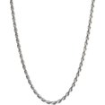 thumbnail image 1 of Women's Sterling Silver Basic Rope Necklace with Lobster Clasp, 1 of 2