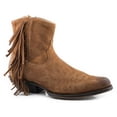 thumbnail image 1 of Women's Stetson Capri Ankle Leather Boots Handcrafted Suede Tan, 1 of 1
