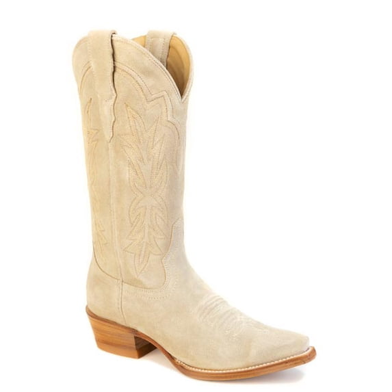 Women's Stetson Casey Leather Boots Handcrafted Tan