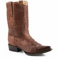 thumbnail image 1 of Women's Stetson Coco Leather Boots Handcrafted Cognac, 1 of 1