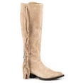 thumbnail image 1 of Women's Stetson Dani Suede Boots Handcrafted Tan, 1 of 6