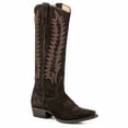 thumbnail image 1 of Women's Stetson Emme Suede Boots Handcrafted Brown, 1 of 1