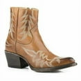 thumbnail image 1 of Women's Stetson Gianna Leather Boots Handcrafted Tobacco, 1 of 5
