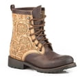 thumbnail image 1 of Women's Stetson Lennon Leather Boots Handcrafted Brown, 1 of 1