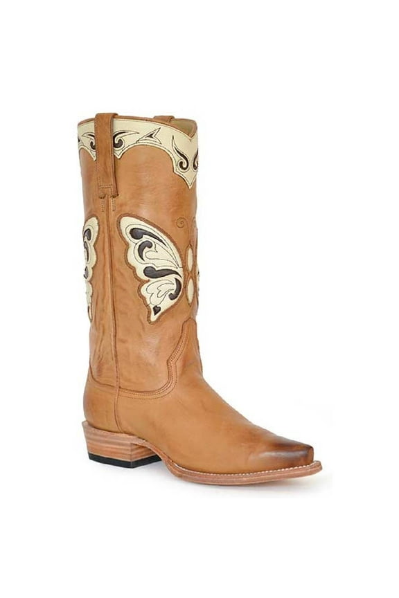 Women's Stetson Mariposa Boots Handcrafted Tan