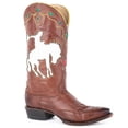 thumbnail image 1 of Women's Stetson Remi Leather Boots Handcrafted Brown, 1 of 1