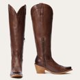 thumbnail image 1 of Women's Stetson Sutton Leather Boots Snip Toe Handcrafted Brown, 1 of 6