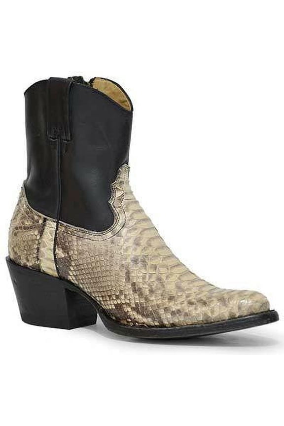 Women's Stetson Sydney Python Boots Handcrafted Natural