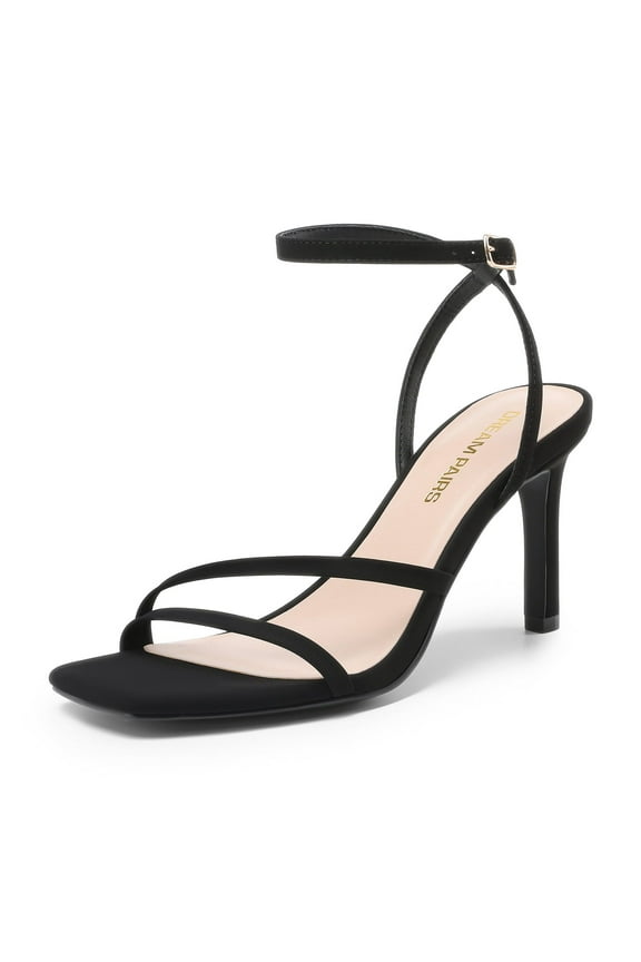 Women's Stiletto Heels with Shimmering Straps for Special Occasions