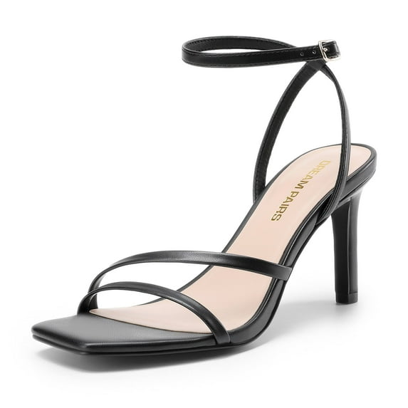 Women's Stiletto Heels with Shimmering Straps for Special Occasions