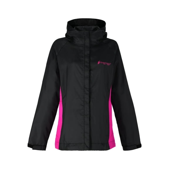Women's StormWatch Jacket | Black / Pink | Size XL