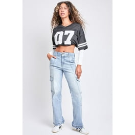 Vanilla Star Women's Low Rise Baggy Jeans with Relaxed Fit