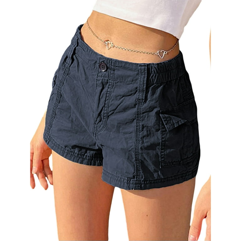 Womens black shop cargo work shorts
