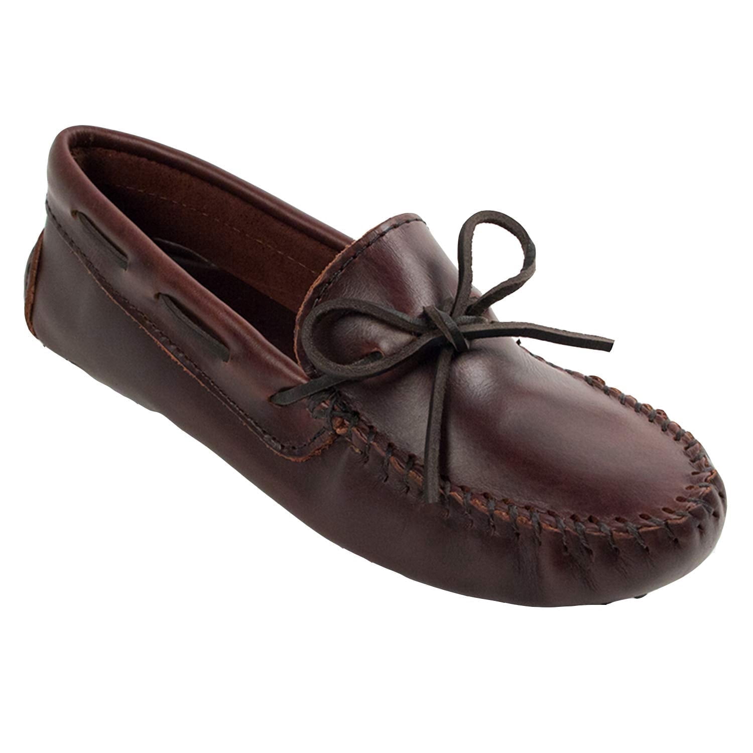 Minnetonka Women's Classic Driving Moccasin,Dark Brown Lariat,9 M US