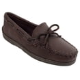 thumbnail image 1 of Minnetonka Women's Moosehide Classic Slip-On,Chocolate,6 M US, 1 of 6