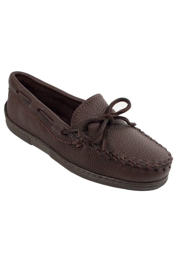 Women's Moosehide Classic Slip-On,Chocolate,7 M US