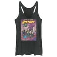 thumbnail image 1 of Women's Strange World Let's Go Make History Racerback Tank Top Black Heather 2X Large, 1 of 4