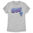 thumbnail image 1 of Women's Strange World Splat Logo Graphic Tee Athletic Heather 2X Large, 1 of 4