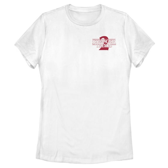 Netflix Women's Stranger Things Bold Logo Badge Graphic T-Shirt