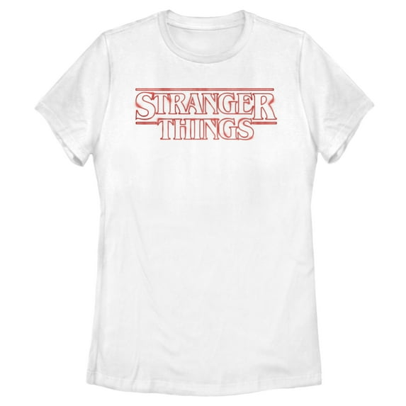 Netflix Women's Stranger Things Classic Logo Graphic T-Shirt