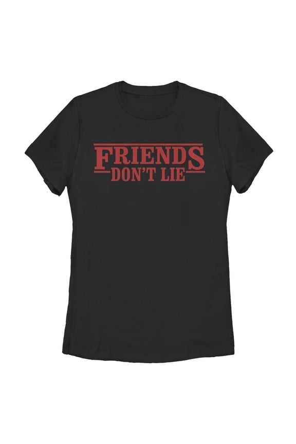 Netflix Women's Stranger Things Don't Lie Logo Style Graphic T-Shirt