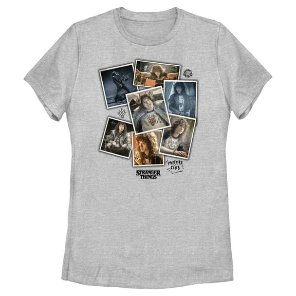 Netflix Women's Stranger Things Eddie Munson Photo Dump Graphic T-Shirt