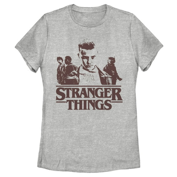 Netflix Women's Stranger Things Eleven Punk and Friends Graphic T-Shirt