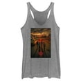 thumbnail image 1 of Netflix Women's Stranger Things Four Friends Rift Apocalypse Poster Racerback Tank Top Gray Heather / Apocalypse 2X Large, 1 of 4