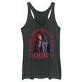 thumbnail image 1 of Netflix Women's Stranger Things Hellfire Club Dungeon Master Eddie Racerback Tank Top Black Heather Small, 1 of 4
