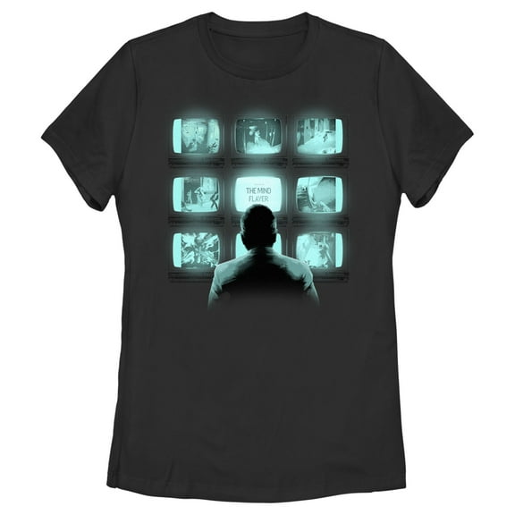 Netflix Women's Stranger Things Jim Hopper Camera Surveillance Graphic T-Shirt