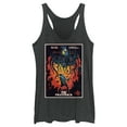 thumbnail image 1 of Netflix Women's Stranger Things Retro Piggyback Poster Racerback Tank Top Black Heather X Small, 1 of 4