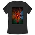 thumbnail image 1 of Netflix Women's Stranger Things The Rift Has Many DiNetflix Men'sions Poster Graphic T-Shirt, 1 of 4