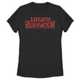 thumbnail image 1 of Netflix Women's Stranger Things Upside Down Logo Graphic T-Shirt, 1 of 3