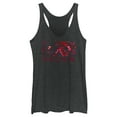 thumbnail image 1 of Netflix Women's Stranger Things Vecna Dark Stare Eye Shot Racerback Tank Top Black Heather X Large, 1 of 4