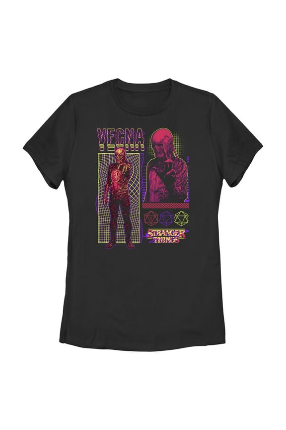 Netflix Women's Stranger Things Vecna Evil Villain Graphic T-Shirt