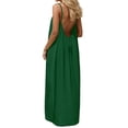 thumbnail image 1 of Women's Strap Backless Loose-fitting Resort Long Dress, 1 of 9