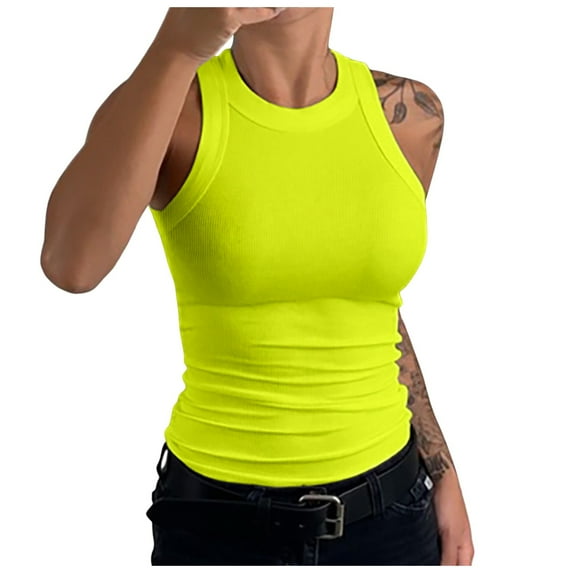 Women's Strap Tank Top Trim Backless Vest Summer Sleeveless Going Out Casual Wear Fashion Basic Piece