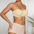 thumbnail image 1 of Women's Strapless Bra Summer Lightweight Seamless Comfortable Support Push Up Bust Bralette, 1 of 4