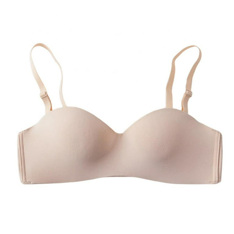 Women's Strapless Demi Cup Multiway Bra Candy Color 
