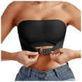 thumbnail image 1 of Women's Strapless Front Closure Bra Wireless Padded Bralette Non- One Piece Comfortable Wireless Tube Top, 1 of 8