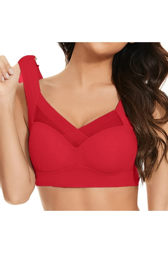 Women's Strapless Lace Bralette - Thin Side Support, Adjustable Fit, All-Season Comfort, Nylon/Spandex, L-XXXXXXL