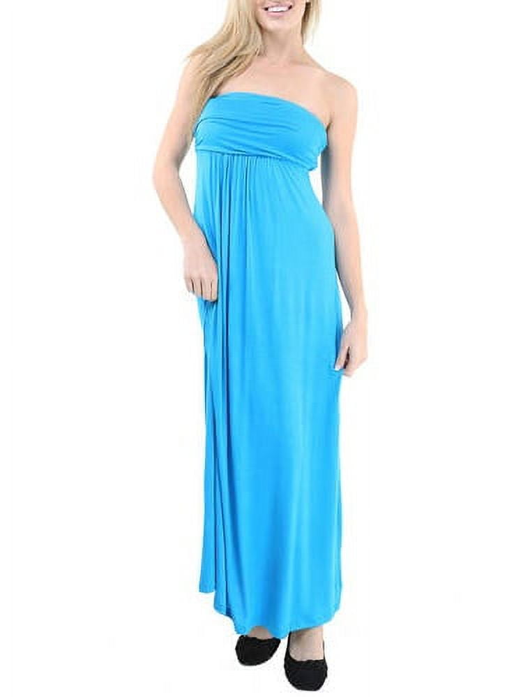 Women's Strapless Maxi Dress