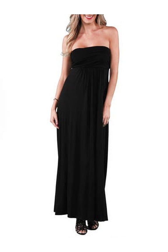 Women's Strapless Maxi Dress