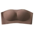 thumbnail image 1 of Women's Strapless Push Up Bra Seamless Add Cup T-Shirt Bras Wireless Bandeau Bra Tube Top Bra, 1 of 3