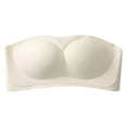thumbnail image 1 of Women's Strapless Push Up Bra Seamless Add Cup T-Shirt Bras Wireless Bandeau Bra Tube Top Bra, 1 of 5